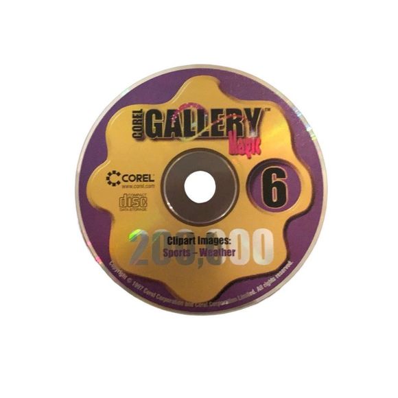 Corel Gallery Magic 200,000 Clipart 8 CDs boxset (Win31) (1998) (Eng). N… - Picture 9 of 11